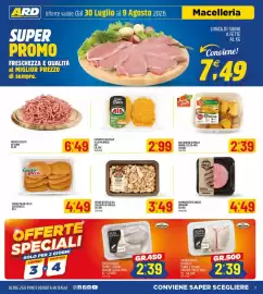 Volantino Ard Discount Pagina 3: Hamburger di Angus Amadori €4,49, Cotolette di pollo Gusto Ricco €4,49
