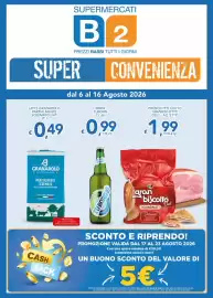 Volantino Supermercati B2 Pagina 1: Prosciutto cotto gran biscotto Deli' - All'etto €1,99