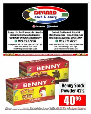 Devland Cash And Carry (valid until 5-08)