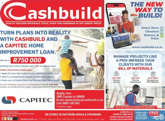 Cashbuild catalogue (valid until 31-08)