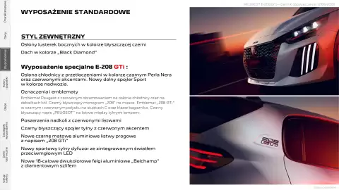 Peugeot gazetka | E-208 GTi Strona 8