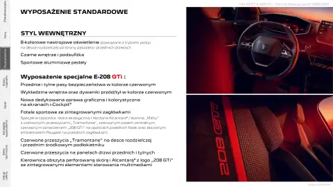 Peugeot gazetka | E-208 GTi Strona 9