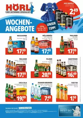 Hörl Getränke Prospekt (gültig bis 5-08)