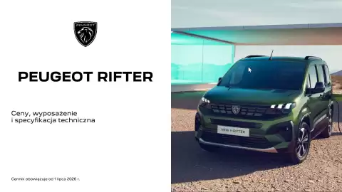Peugeot gazetka | Rifter Strona 1