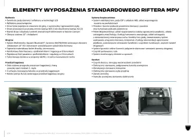 Peugeot gazetka | Rifter MPV Strona 3