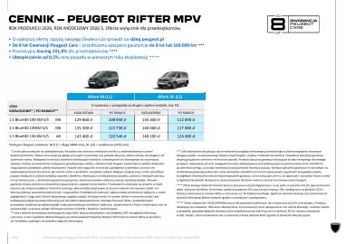 Peugeot gazetka | Rifter MPV Strona 4