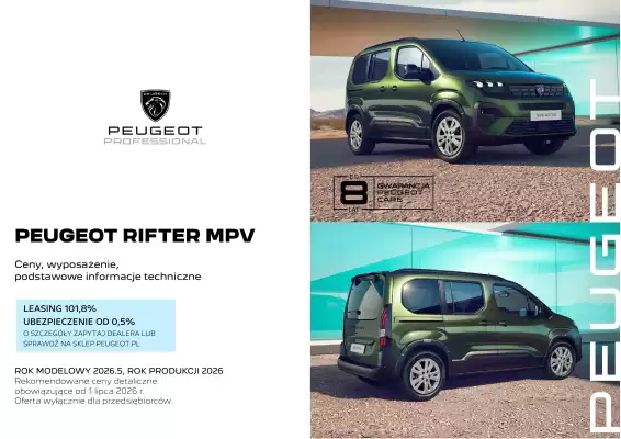 Peugeot gazetka (ważność do 13-10)