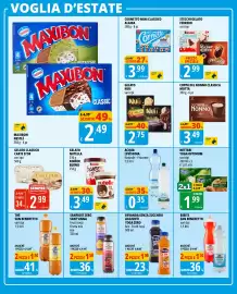 Volantino Tigros Pagina 12: Gelato Nutella Kinder Bueno €3,49, Gelato classico Carte d'Or €2,99