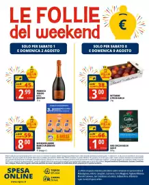 Volantino Tigros Pagina 24: Nettarine a polpa gialla Sant'Andrea €3,00, Prosecco Treviso D.O.C. Maschio €2,99