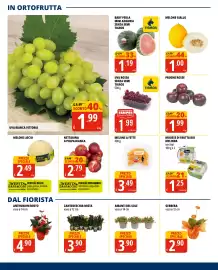 Volantino Tigros Pagina 6: UVA ROSSA SENZA SEMI TIGROS €1,99, Melone a fette €3,49