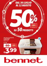 Volantino Bennet Pagina 1: Gelato in vaschetta La Gelateria Carte d'Or €3,99