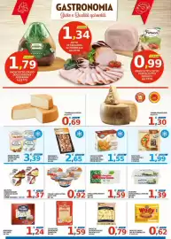 Volantino Vivo Supermercati Pagina 2: Le gustose entremont emmental €1,59, Milk Pro crema dessert vaniglia/cacao €1,37