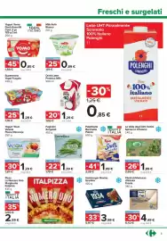 Volantino Carrefour Express Pagina 5: Hamburger Bovino Scarlino €3,99, Carrefour Fagiolini €1,39