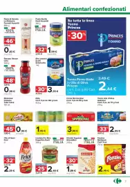 Volantino Carrefour Express Pagina 7: Tonno Olio d'Oliva Asdomar €2,99, Carne Simmenthal €3,99