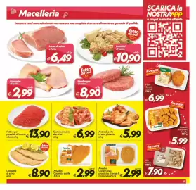 Volantino Iper Super Conveniente Pagina 11: Costine di suino alle erbe €6,99, Amadori Cotoletta sottile €2,99