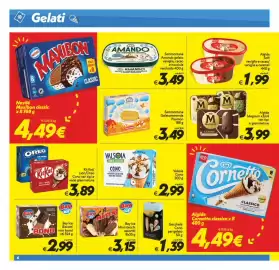 Volantino Iper Super Conveniente Pagina 6: Algida Cornetto classico €4,49, ValsOia Cono €2,99