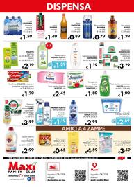 Volantino Maxi Family Pagina 4: Sapone ricarica MONDO PULITO €1,39, Lavatrice Monodose Mondo Pulito €2,89