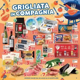 Volantino Despar Pagina 11: American Big Burger MORATO €1,99, Hamburger misti di suino e bovino €7,99