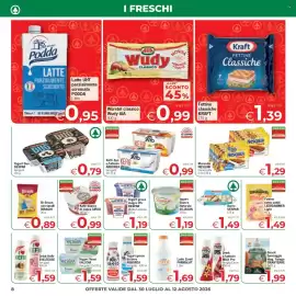 Volantino Despar Pagina 8: Kefir Ayo s/lattosio ARBOREA €0,99, Yogurt greco da bere ARBOREA €1,59