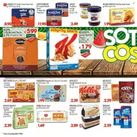 Volantino Despar Pagina 16: Kellogg's Barrette Mandorle vari tipi €2,39, DORIA Biscotti Atene €1,69