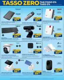 Volantino Euronics Pagina 19: Intenso EXTERNAL SSD 500GB €79,99, Trust. 25548 TANOR WEBCAM €24,99