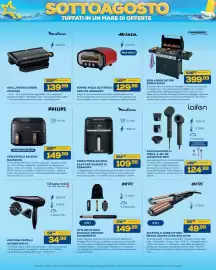 Volantino Euronics Pagina 24: Friggitrice ad Aria Silence 7L €109,99, Forno pizza elettrico 3901 da Gennaro €129,99