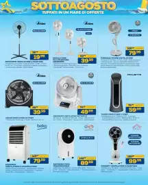 Volantino Euronics Pagina 28: 993/MACOM VENTILATORE DA TAVOLO €49,99, Rowenta VU6220 Ventilatore a Torre €59,99
