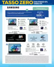 Volantino Euronics Pagina 45: Galaxy Book5 360 €999,00, Galaxy Book6 €1.149,00
