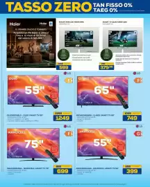 Volantino Euronics Pagina 5: LG 75NANO81A6A - NANOCELL SMART TV 75" €699,00, LG OLED SMART TV 55" €1.249,00