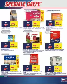 Volantino Trony Pagina 10: Kimbo Cialde Caffè €21,99, Caffè' Borbone Capsule Caffè' €37,90