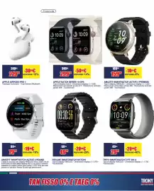 Volantino Trony Pagina 24: REALME SMARTWATCH WATCH5 €49,90, TREVI SMARTWATCH T-FIT 265 A €29,90