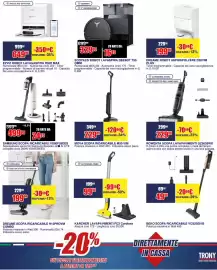 Volantino Trony Pagina 6: ECOVACS ROBOT LAVASPIRA DEEBOT T50 OMNI €329,00, SAMSUNG SCOPA RICARICABILI VS80F28DES €499,00