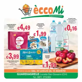 Volantino èccoMI Pagina 1: Caffè macinato Gran Gusto Gimoka €4,49, Tonno Mare Aperto €3,99