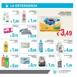 Volantino èccoMI Pagina 11: Carta igienica decorata Bravo €3,49, DENTIFRICIO BIANCORIL SBIANCANTE/PROTEZIONE COMPLETA €0,59