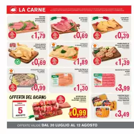 Volantino èccoMI Pagina 4: Petto di pollo a fette fileni €1,30, Cotolette di bovino adulto €1,89
