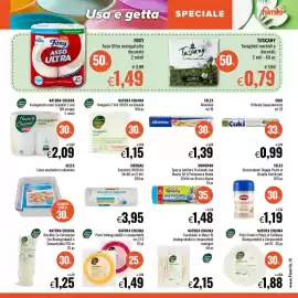 Volantino Famila Pagina 19: Natura Chiama Piatti biodegradabili e compostabili €1,49, Cucchiaini eco Natura Chiama €2,15