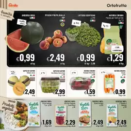Volantino Famila Pagina 4: Natura Chiama Carote €0,99, Natura Chiama Pomodori Mini Plum €1,59