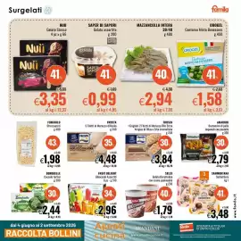 Volantino Famila Pagina 7: SELEX Gelato Barattolino €1,79, Amadori Bastoncini di pollo impanati con pastella €2,79