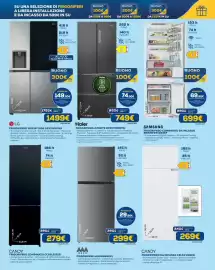 Volantino Euronics Pagina 13: FRIGORIFERO AHDD26NEX1 €299,00, CANDY FRIGORIFERO COMBINATO CCG3L517EB €279,00