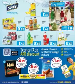 Volantino Ard Discount Pagina 15: Bibita friz ginger Sorsy €0,49, Bibita limonata Sorsy €0,69
