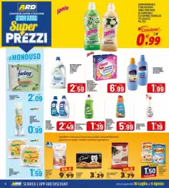Volantino Ard Discount Pagina 16: DogCroc €9,99, Paté Gatto LeChat €1,50