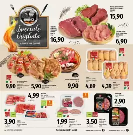 Volantino Famila Market Pagina 8: Sovracosce di pollo Selezione Perte €4,69