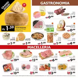 Volantino Maxi Supermercati Pagina 2: Prosciutto di Parma dop MONDO NATURA €3,99, Fettine di vitello €19,99