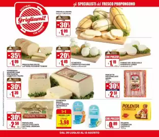 Volantino Il Gigante Pagina 12: Provolone Piccante Fattorie Cremona €2,59, PROVOLONE DOLCE LATTERIA PIZZIGHETTONENSE €1,09