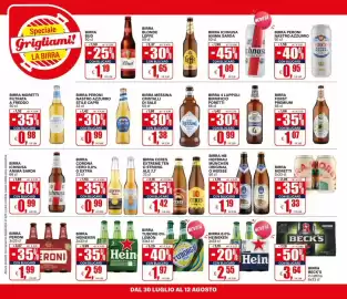 Volantino Il Gigante Pagina 14: Birra Ceres Extreme Ten O Strong Ale €1,42, Birra HB Hofbrau München Original O Weisse €1,19