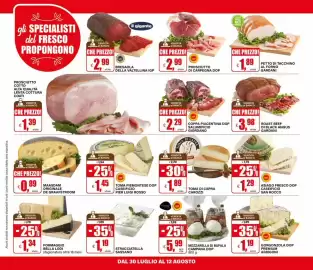 Volantino Il Gigante Pagina 18: Prosciutto di Carpegna DOP €2,99, Stracciatella Sassano €1,19