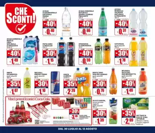 Volantino Il Gigante Pagina 24: Acqua minerale Valmora €0,31, PEPSI ZERO O REGULAR €1,15