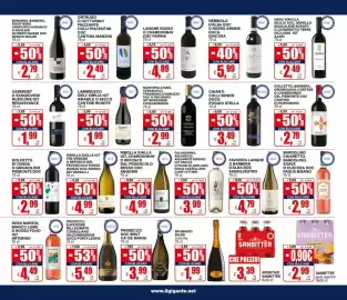 Volantino Il Gigante Pagina 25: NERO D'AVOLA AZARI €2,49, NEBBIOLO D'ALBA DOC O ROERO ARNEIS DOCG GIACOSA €5,99