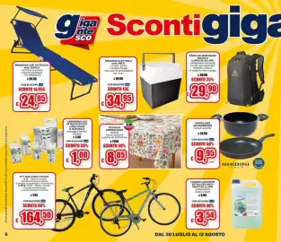 Volantino Il Gigante Pagina 6: Tovaglia Antimacchia €8,05, Frigobox elettrico mod. artic €34,95