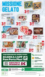 Volantino Pam Pagina 16: Cornetto Algida €3,59, Gelato Stecco "Gruvi" Sammontana €3,49